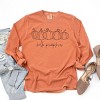 Simply Sage Market Hand Drawn Hello Pumpkin Garment Dyed Long Sleeve - 3 of 4