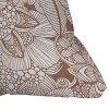 26"x26" Deny Designs Valentina Ramos Rachel Mocha Square Outdoor Throw Pillow White - 2 of 4