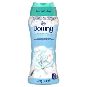 Downy In-Wash Laundry Scent Booster Beads, Cool Cotton, 13.4 oz - 1 of 4