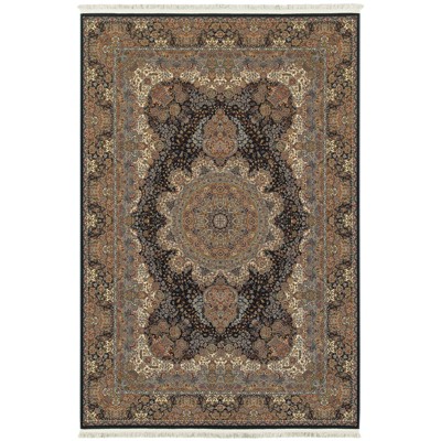 Oriental Weavers Masterpiece 5501K Dark Blue/ Multi Indoor Area Rug - 5'3" x 7'6"