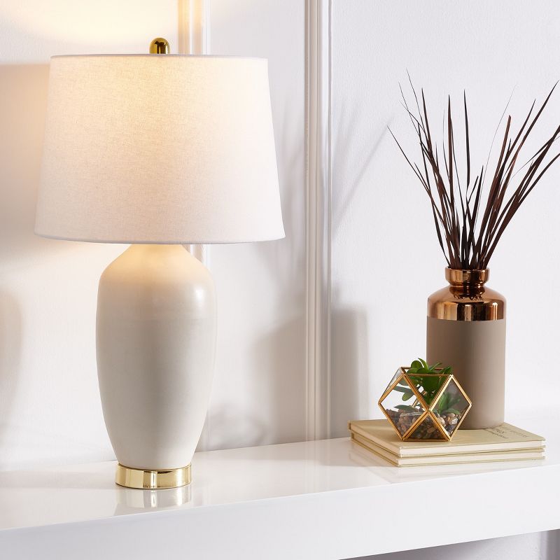 Laine 26" Table Lamp - Natural - Safavieh., 4 of 5