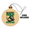 Slippery Rock Secondary Logo Wood Christmas Tree Holiday Ornament - 2 of 4