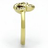 Slickblue Gold Ion Plated Stainless Steel Ring with Clear Crystals, Infinity Knot Design, Women’s Ring, Size 5-10 - 4 of 4