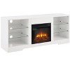 NicBex TV Stand for 62 Inch TV with LED Lights,TV Entertainment Center with 18 Inch Electric Fireplace,Modern TV Console Table for Living Room - 2 of 4