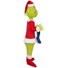 Gemmy 3D Holiday Lighted Tinsel Sculpture The Grinch w/Stockings 4ft Dr. Seuss , Multicolored - 3 of 4