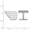 Black Bow Jewelry Sterling Silver Dayton Flyers NCAA Cuff Links - 2 of 3