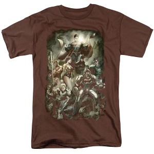 Jla Aftermath Adult T-Shirt - 1 of 4