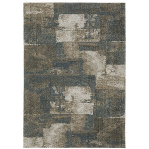 Oriental Weavers Alton 532B9 Teal/ Grey Indoor Area Rug - 6'7" x 9'6" - 1 of 4