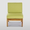 10pc Perla 10pc Acacia Wood Patio Seating Set - Teak/Green - Christopher Knight Home - 4 of 4