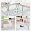 Infans Extra Large Baby Playpen Safety Baby Play Yard w/50 Ocean Balls & 4 Handles - 4 of 4