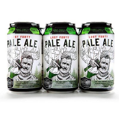 Lost Forty Pale Ale Beer - 6pk/12 fl oz Cans