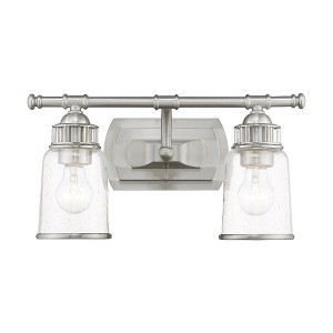 Livex Lighting Lawrenceville 2 - Light Vanity in  Brushed Nickel - 1 of 1