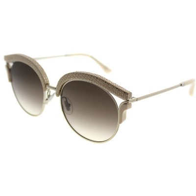 Jimmy Choo Ptf Womens Cat-eye Sunglasses Light Gold 53mm : Target