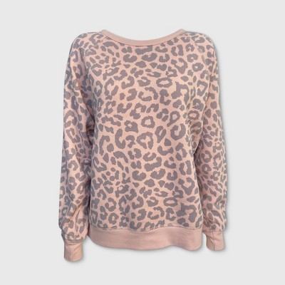leopard sweatshirt womens