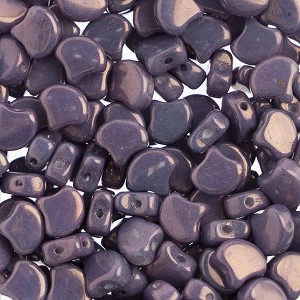 John Bead Matubo 50g Czech Glass 7.5mm Vega On Chalk #03000-15726 Gingko Leaf Beads for DIY Jewelry Necklace Bracelets Making - 1 of 2