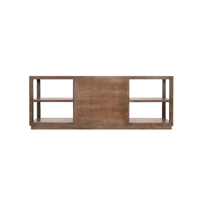 Lowe 74&#34; Media Console Natural - Abbyson Living, 6 of 13