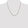 Black Bow Jewelry 1.25mm 14k Yellow Gold Solid Franco Chain Necklace - 2 of 4