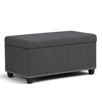 34" Megan Storage Ottoman Bench - Wyndenhall