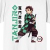 Demon Slayer Tanjiro Character Art Women's White Crew Neck Short Sleeve Tee - 2 of 3