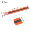 Unique Bargains Reflective Bands for Arm Wrist Ankle Leg Strip Wide Green 2 Pack - 2 of 4
