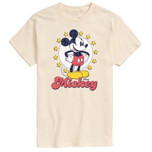 Men's - Disney - Mickey  Stars Short Sleeve Graphic T-Shirt - 1 of 4