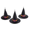 The Lakeside Collection Sets of 3 Lighted Witches' Hats - Black - 3 of 4
