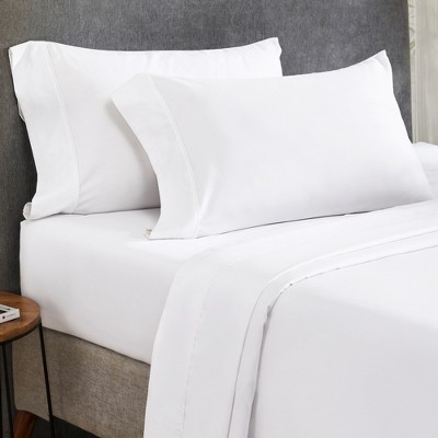 Cotton Sheets Set | Softest 400 Thread Count | Deep Pockets No-Pop off Fit Cooling Bedsheets by California Design Den