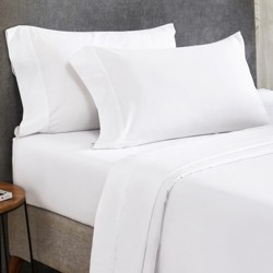 400 Thread Count Wrinkle Free Cotton Solid Sheet Set - Purity Home : Target