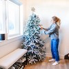 Sunnydaze Indoor Artificial Unlit Slim Christmas Tree with Metal Stand and Hinged Branches - 4 of 4