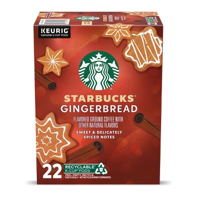 Starbucks Keurig K-Cup Medium Roast Gingerbread Coffee - 8.1oz