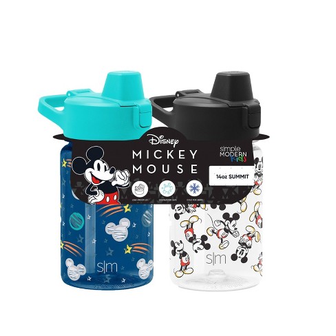 Disney Mickey Mouse 14oz Stainless Steel Summit Kids Water Bottle with  Straw - Simple Modern