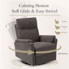 Ora Maison Recliner Chair, Upholstered Reclining Armchair with Footrest for Living Room - 3 of 4