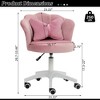 DYHOME Modern Velvet Task Chair 360 Swivel Adjustable Height Office Chair - 3 of 4