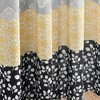 Bohemian Stripe Window Curtain Panels Yellow/Gray 52X84 Set - image 4 of 4