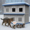 MooxvMoo 2 Story Waterproof Cat House - 3 of 4