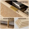 Rattan Storage Cabinets, Dresser with Deep Drawers, Chest of Drawers for Closet with Wide Top - 4 of 4