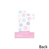Big Dot of Happiness Pink Snowflakes 1st Birthday - One Shaped Decorations DIY Girl Winter ONEderland Party Essentials - Set of 20 - 3 of 4