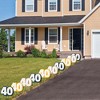 Big Dot of Happiness Cheers and Beers to 40 Years - Forty Shaped Lawn Decorations - Outdoor 40th Birthday Party Yard Decorations - 10 Piece - 3 of 4