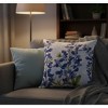 Blue Bonnets 18 Inch Nature-Inspired Decorative Climaweave Pillow by Manual Woodworkers and Weavers - 3 of 3