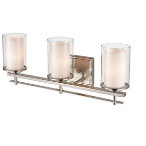 Millennium Lighting Huderson 3 - Light Vanity in  Brushed Nickel - 1 of 1