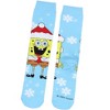 SpongeBob SquarePants Socks I am Ready Christmas Holiday SpongeBob 2 Pack Mid Calf Mens Crew Socks Shoe Size 8-12 Multicoloured - 4 of 4