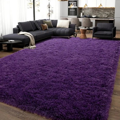 4-Piece Shag Rug Set, Ultra Soft 1.7" Thick, Non-Slip, for Bedroom or Living Room