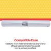 School Smart Laminating Film Roll, 25 Inches x 500 Feet, 1.5 Mil Thick, 1 Inch Core, High Gloss - 3 of 4