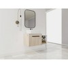 Vynxaria 36 in. Single Suspended White Oak Plywood Bath Vanity with White Slate Ceramic Top KD-PACKING Ready to Assemble - 2 of 4