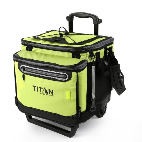 titan deep freeze rolling cooler