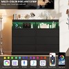 6-Drawer for Bedroom, Wide Organizer with Spacious Top, Chest of 6 Drawers with LED Lights and Charging Station for Living Room, Closet, Hallway - 4 of 4
