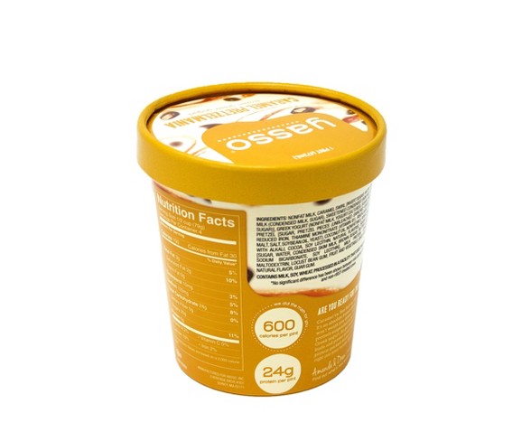 Yasso Frozen Greek Yogurt - Caramel Pretzel Mania - 1pt
