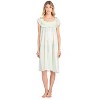 Casual Nights Women's Cap Sleeve Flower Silky Tricot Nightgown - 2 of 4