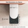 Evideco French Home Goods Decorative  Bath Mats – Ultra Absorbent Quick Dry Rug with Anti-Slip Rubber Backing - 4 of 4