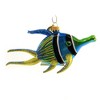 Morawski 3.5 Inch Blue Angelfish Summer Tree Ornament , Ornamen Fish Ocean Sea (1PC) - 2 of 3